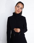 Jassen - Zwarte mantel met klepzakken
