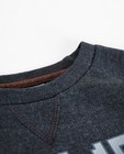 Sweaters - Blauwe sweater met artwork