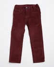 Pantalons - Corduroy broek met smalle pijpen