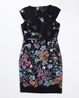 Robes - Zwarte jurk met bloemenprint