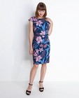 Blauwe jurk met bloemenprint - null - JBC