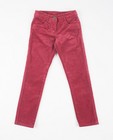 Pantalons - Warmrode fluwelen broek