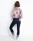 Hemden - Poederroze blouse met bloemenpatroon