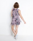 Kleedjes - Poederroze jurk met bloemenpatroon