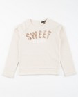 Zalmroze sweater met pailletten - null - JBC