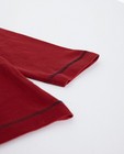 T-shirts - Rode longsleeve met print en rits