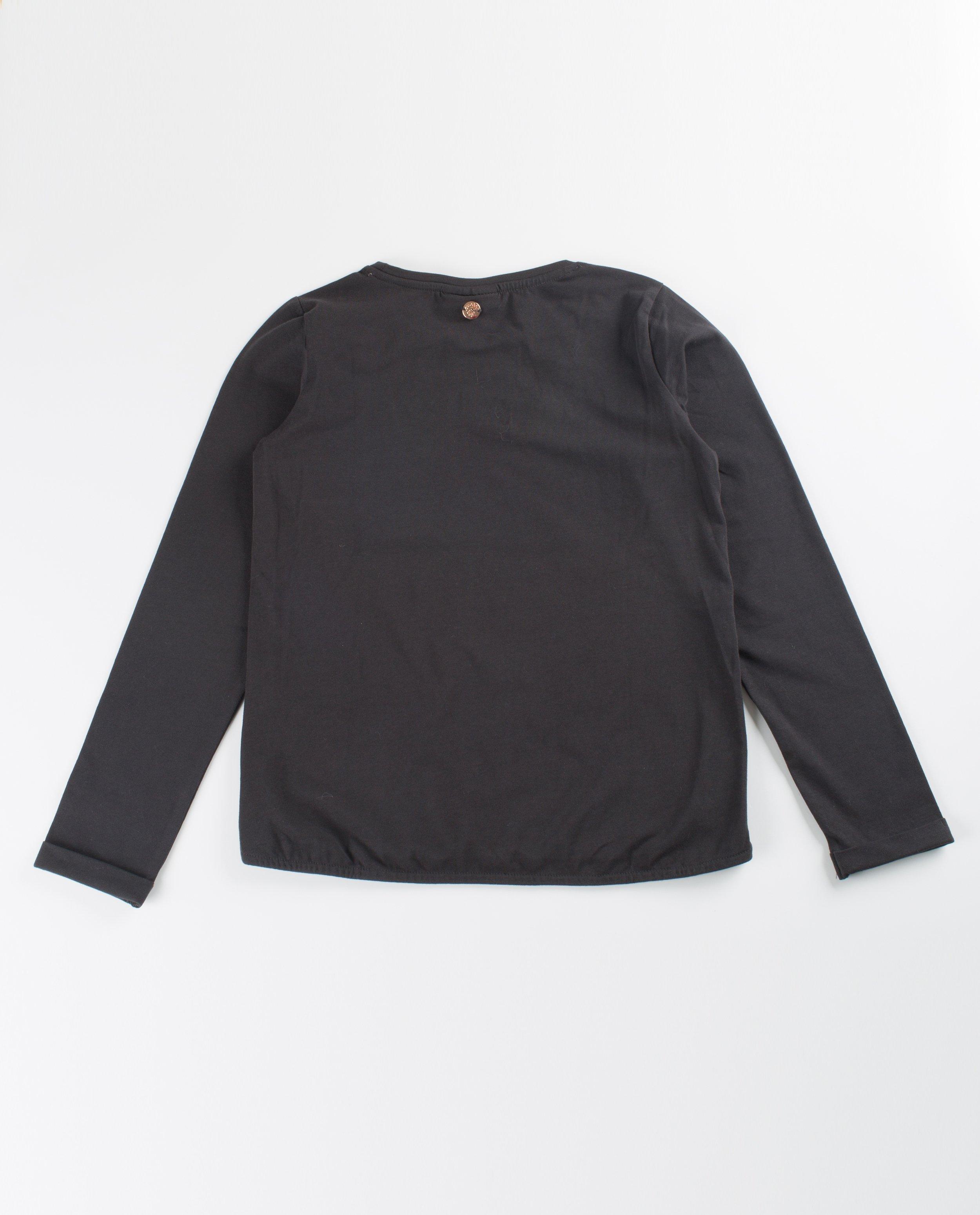 T-shirts - Longsleeve met metallic print