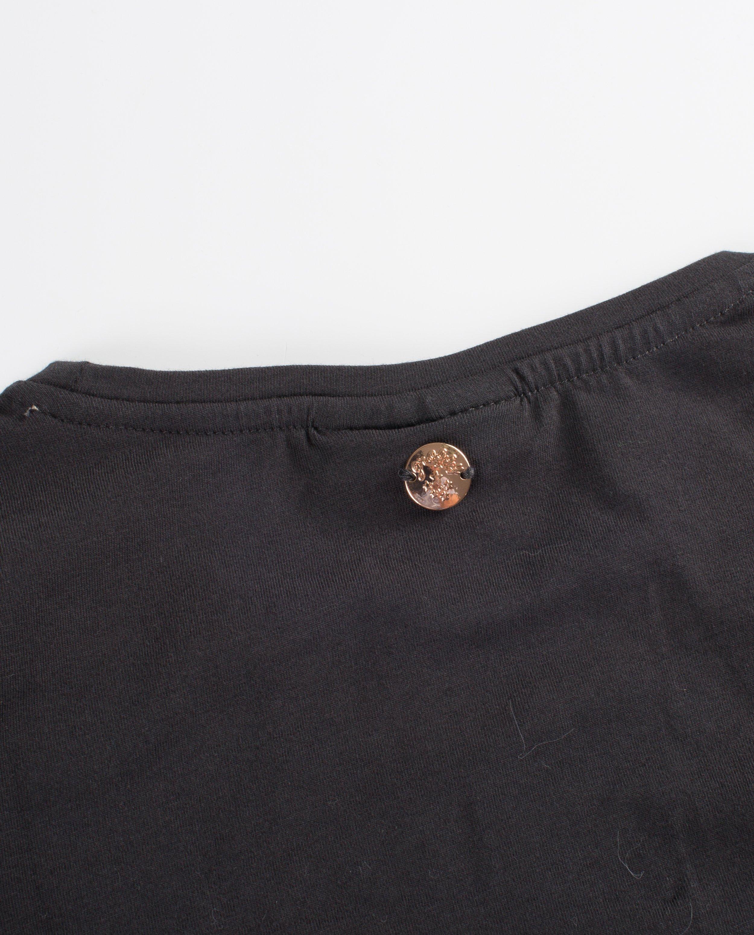 T-shirts - Longsleeve met metallic print