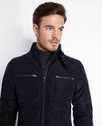 Manteaux - Zwarte jas met decoratieve stiksels