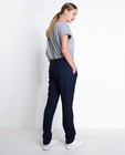Pantalons - Soepele broek met striklint