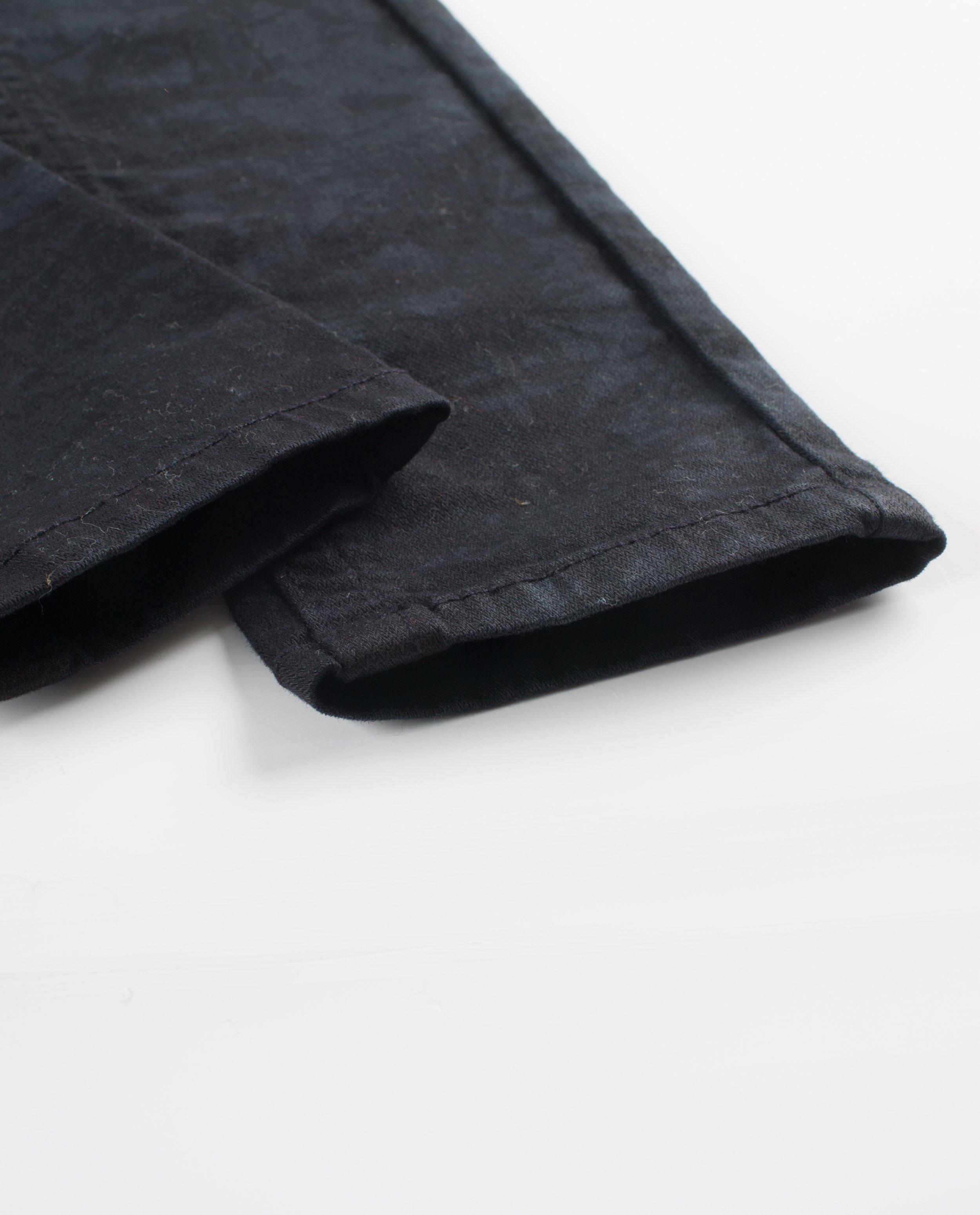 Pantalons - Donkergrijze broek met glitterriem