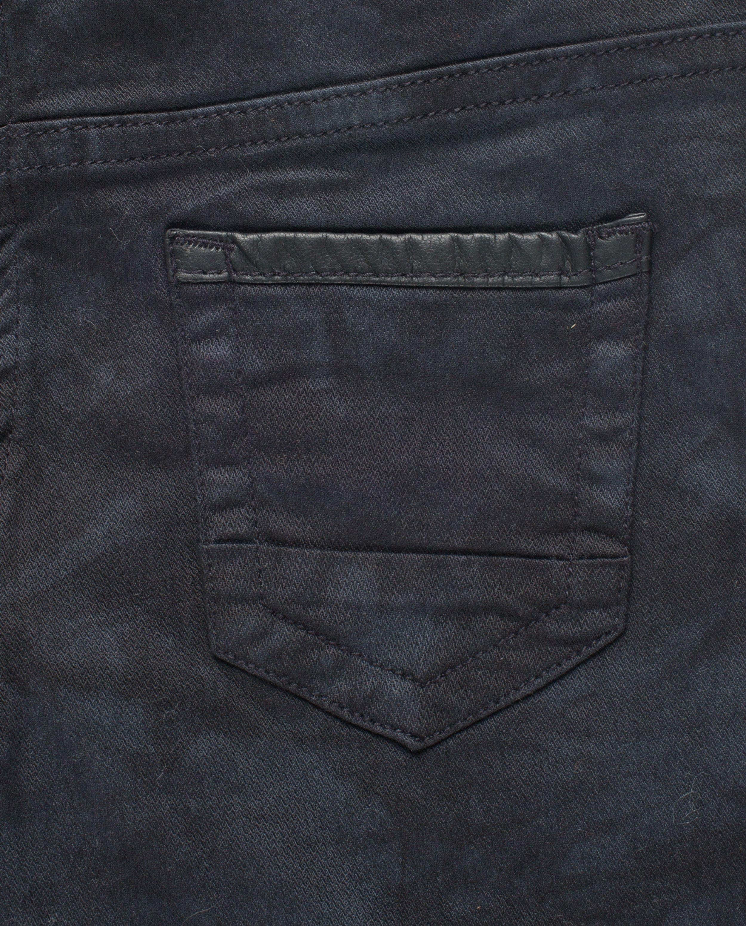 Pantalons - Donkergrijze broek met glitterriem