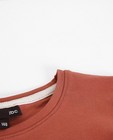 T-shirts - Indigo longsleeve met metallic print