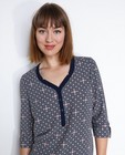 Hemden - Crêpe blouse met etnisch patroon
