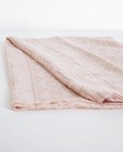 Breigoed - Roze sjaal met metallic print