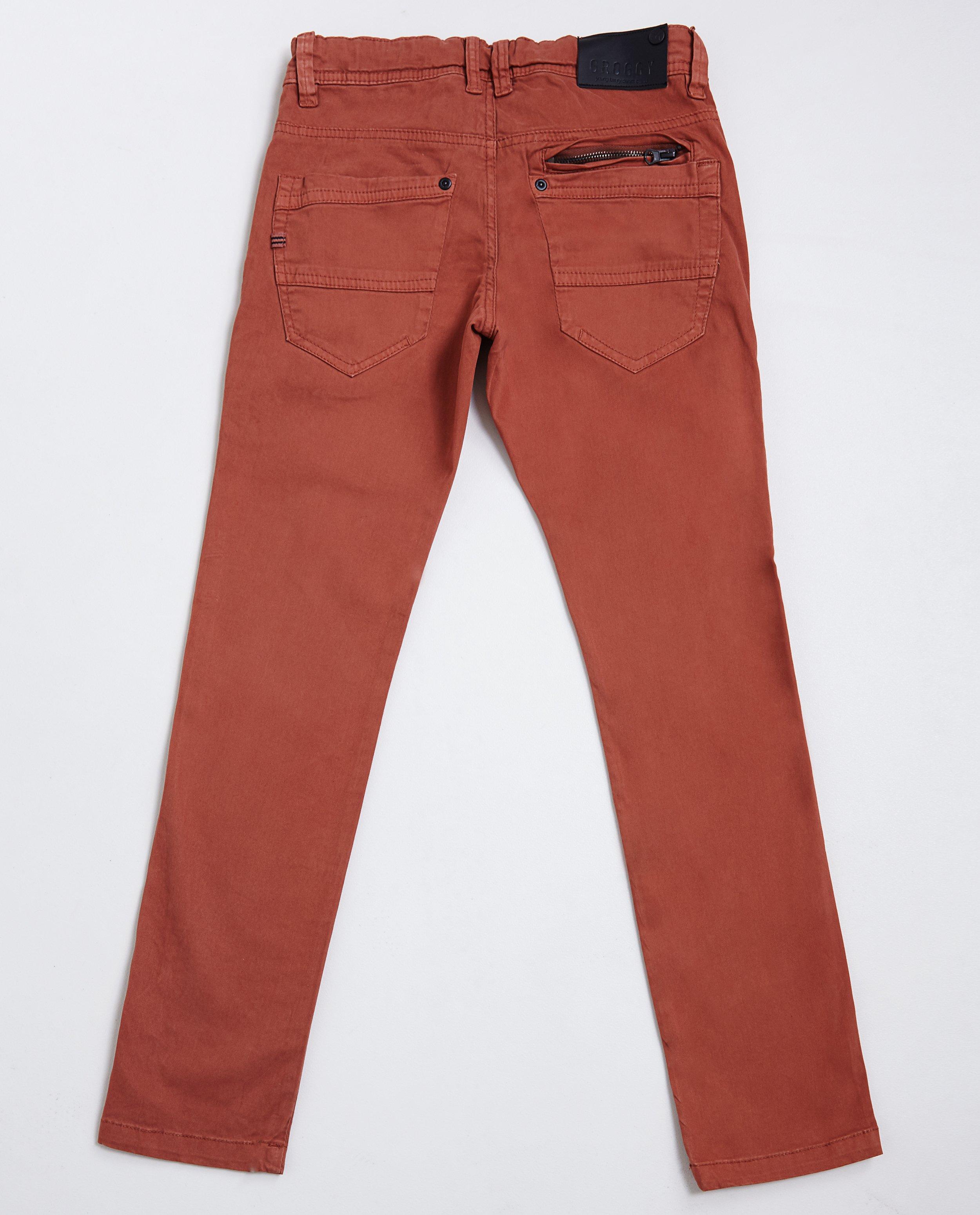 Pantalons - Pantalon terre cuite