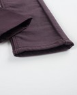 Pantalons - Aubergine broek van sweat denim