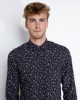 Hemden - Grijs hemd met paisleyprint