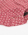 Chemises - Warmrode blouse met patroon