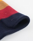 Bonneterie - Sjaal met gekleurde strepen