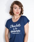 T-shirts - Statement T-shirt met luipaardreliëf