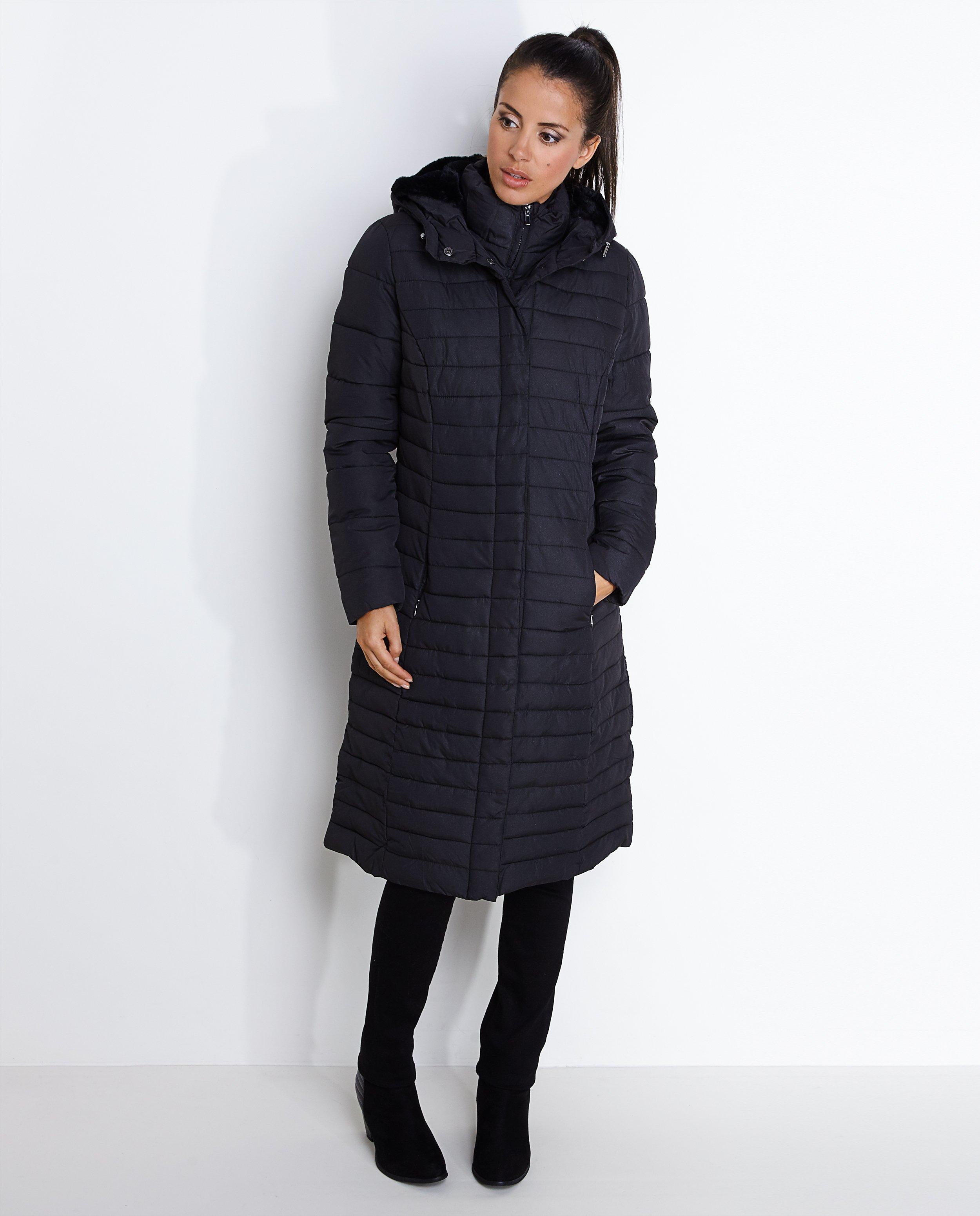 Lange zwarte jas - D&eacute;tails du produit - noir - image num&eacute;ro 1