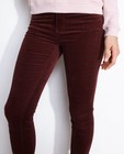 Pantalons - Wijnrode corduroy broek