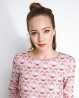 Chemises - Oudroze blouse met gehaakte zoom