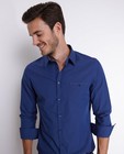 Hemden - Blauw hemd met slim fit