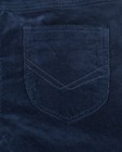 Pantalons - Blauwe corduroy broek