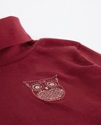 T-shirts - Warmrood coltruitje met uil