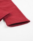 Pantalons - Rode broek met riem Samson