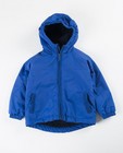 Jassen - Donkerblauwe jas met pelsen voering