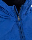 Manteaux - Donkerblauwe jas met pelsen voering