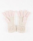 Handschoenen met roze vingers