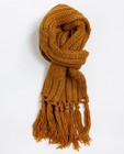 Mosterdgele sjaal met franjes - null - JBC