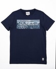 T-shirts - Petrolblauw T-shirt met print