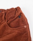 Pantalons - Baksteenrode corduroy broek