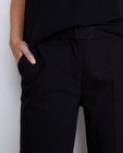 Broeken - Zwarte pantalon met kant