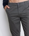 Pantalons - Chino met verwassen look