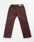 Pantalons - Corduroy broek met rechte pijpen