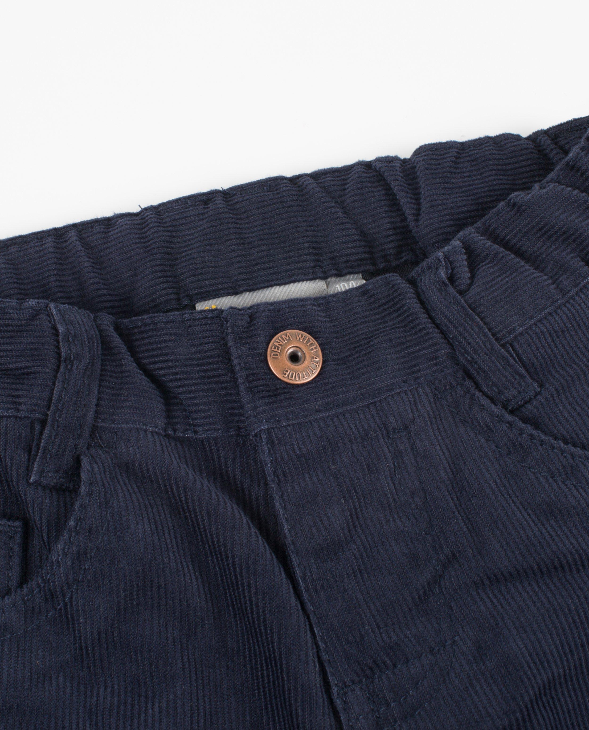 Pantalons - Corduroy broek met rechte pijpen