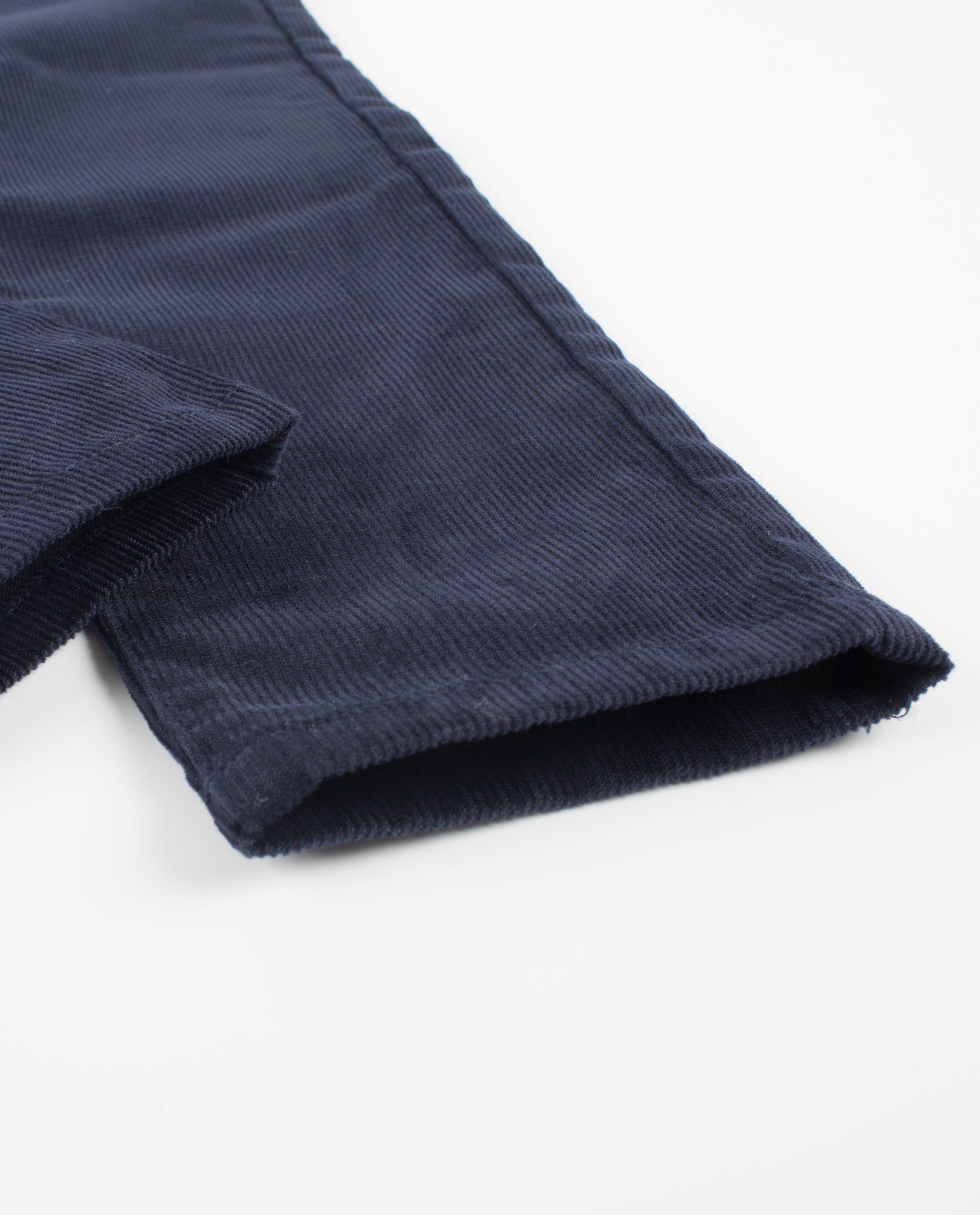 Pantalons - Corduroy broek met rechte pijpen