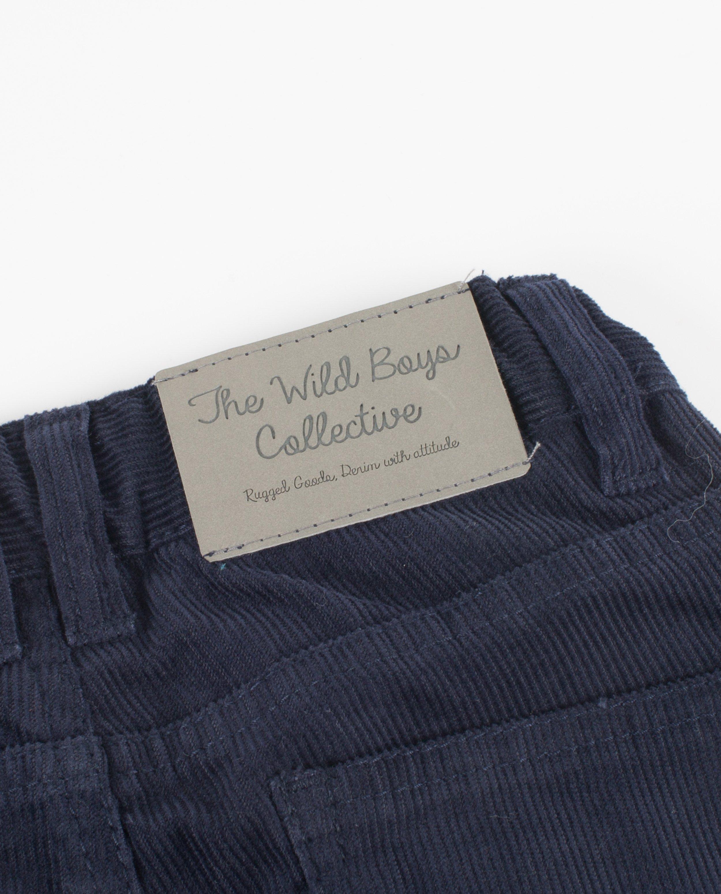 Pantalons - Corduroy broek met rechte pijpen