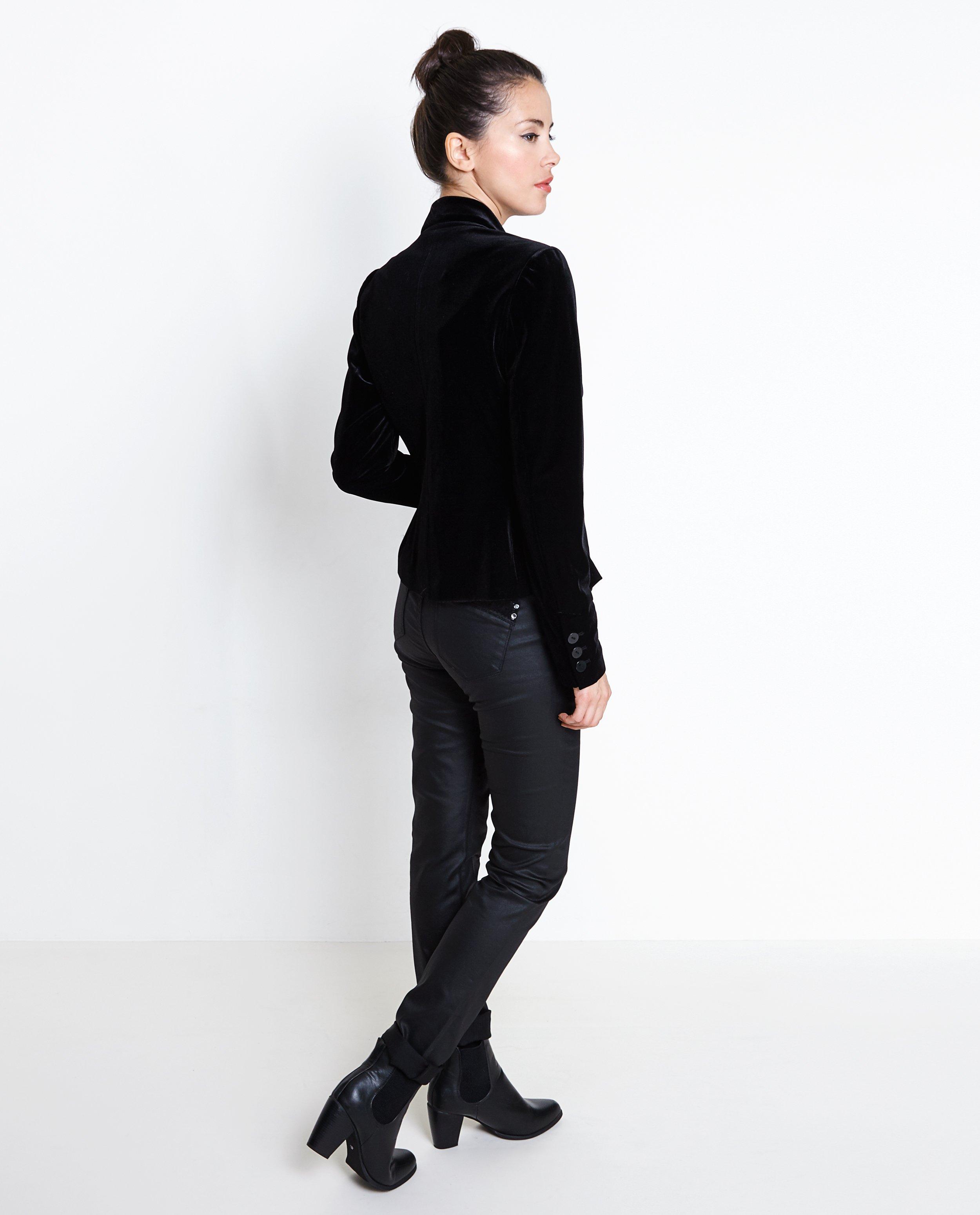 Zwart fluwelen jasje - Product Detail - zwart - afbeelding nummer 3