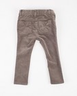 Pantalons - Grijze corduroy broek