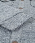 Cardigan - Grijs vest met utility look