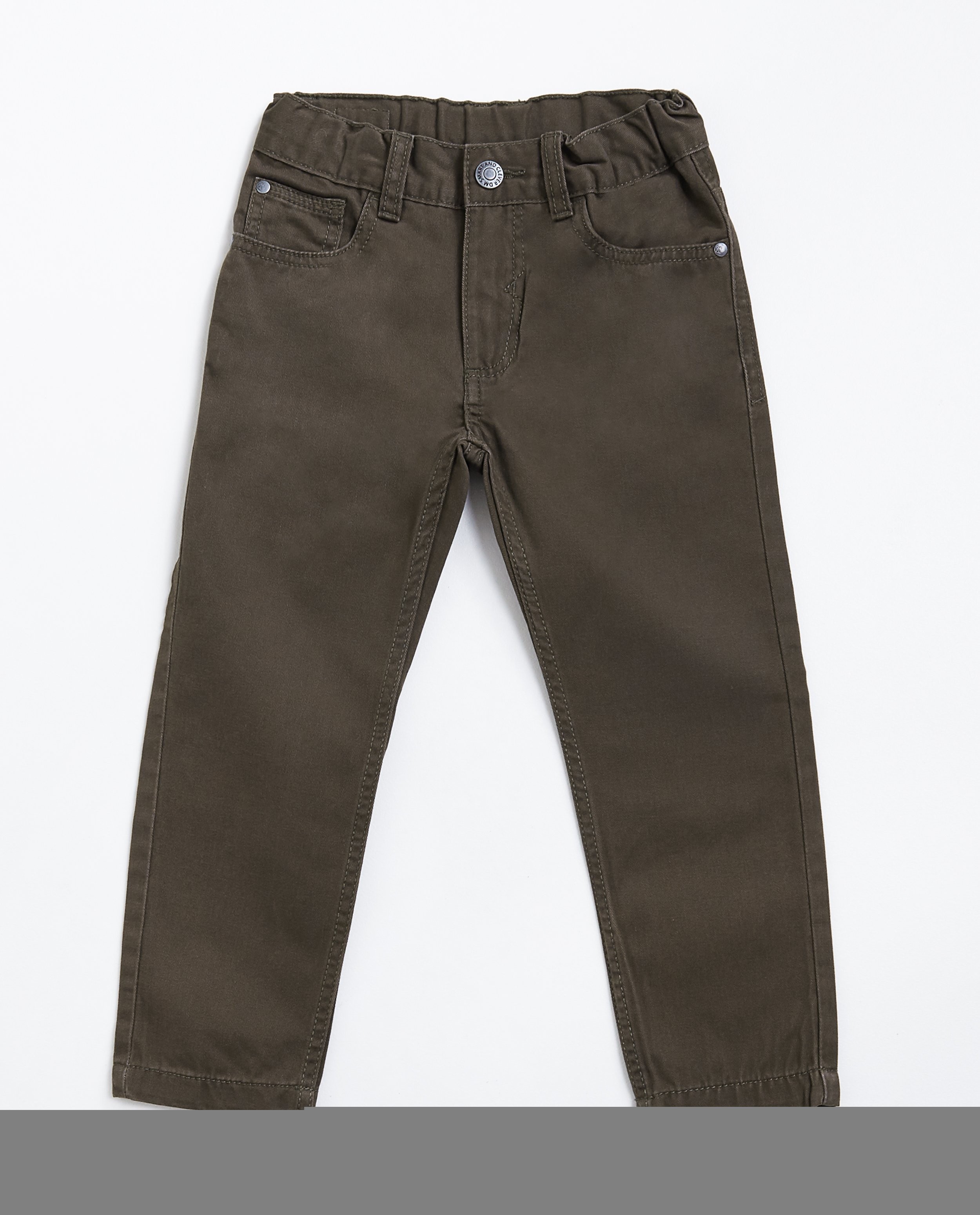Pantalons - Katoenen broek met rechte pijpen