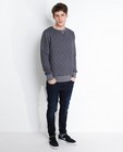 Sweaters - Grijze sweater met ruiten
