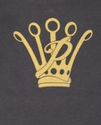 T-shirts - Donkergrijze longsleeve Prinsessia